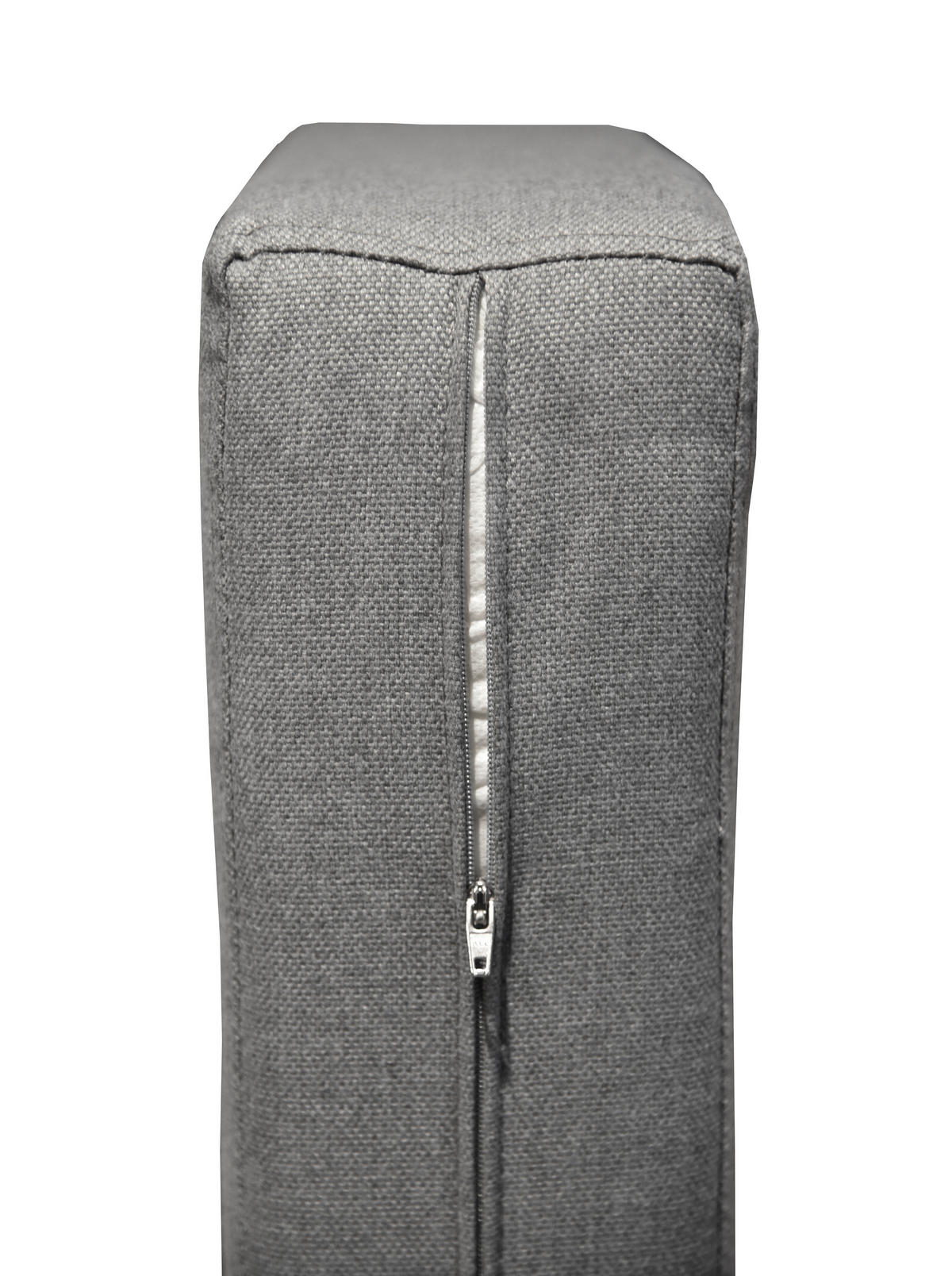 DOPPELLIEGE 170/62/175 cm  - Dunkelgrau/Grau, Basics, Kunststoff/Textil (170/62/175cm) - Gardenson