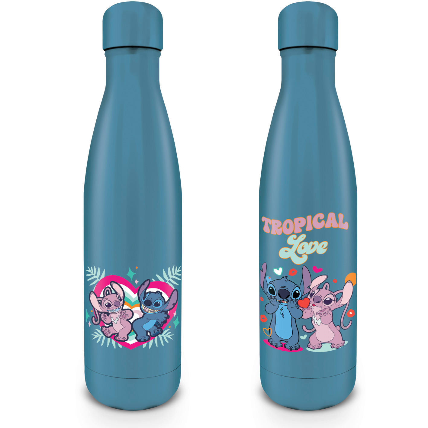 TRINKFLASCHE 0.540 L  - Türkis, Basics, Metall (7/26.5cm) - Disney