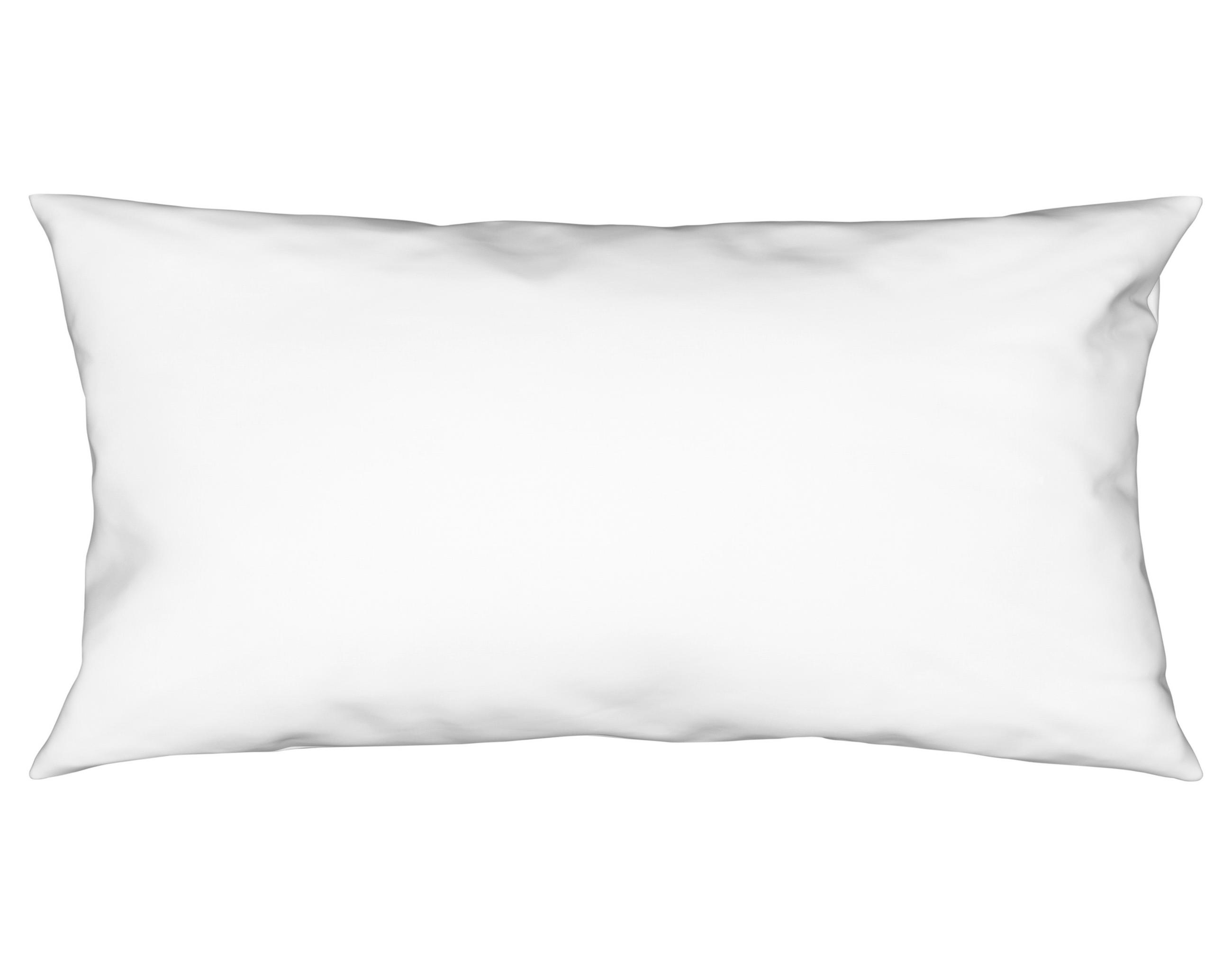 Kissenhülle Vicky 40x80 Cm Jersey Weiß + Reißverschluss