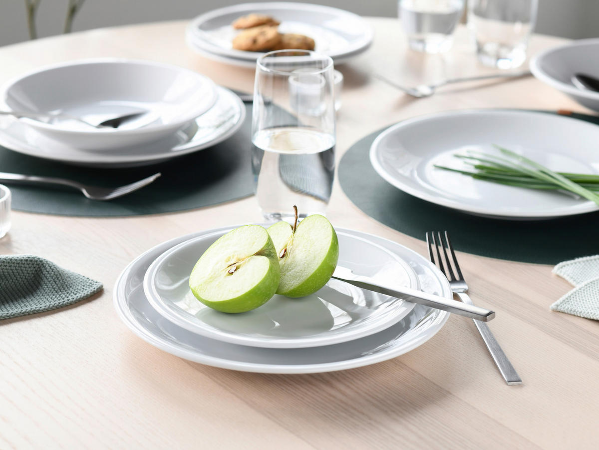 KOMBISERVICE Milano Weiss 18-teilig  - Weiß, Basics, Keramik - Creatable