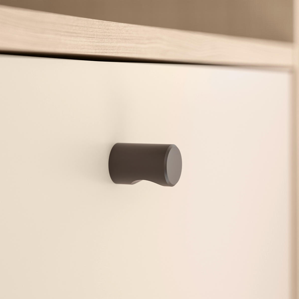 GARDEROBE 4-teilig  in 120/200/50 cm  - Kaschmir/Eichefarben, Design, Glas/Holzwerkstoff (120/200/50cm) - Xora