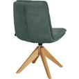 STUHL - Eichefarben/Grün, Design, Holz/Textil (50/90/69cm) - Johann Jakob