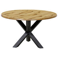 ESSTISCH in Holz 115/115/76 cm  - Wildeiche/Eichefarben, Design, Holz/Metall (115/115/76cm) - Musterring