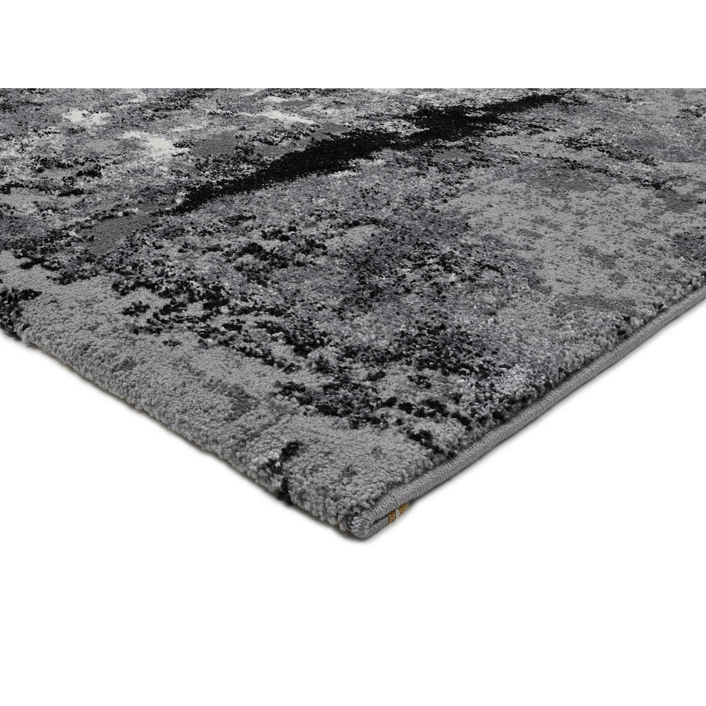 Thumbnail - Novel Läufer Timeline Quantum, Grau, Hellgrau, Dunkelgrau, Textil, Uni, rechteckig, 80x200 cm, in verschiedenen Größen e...