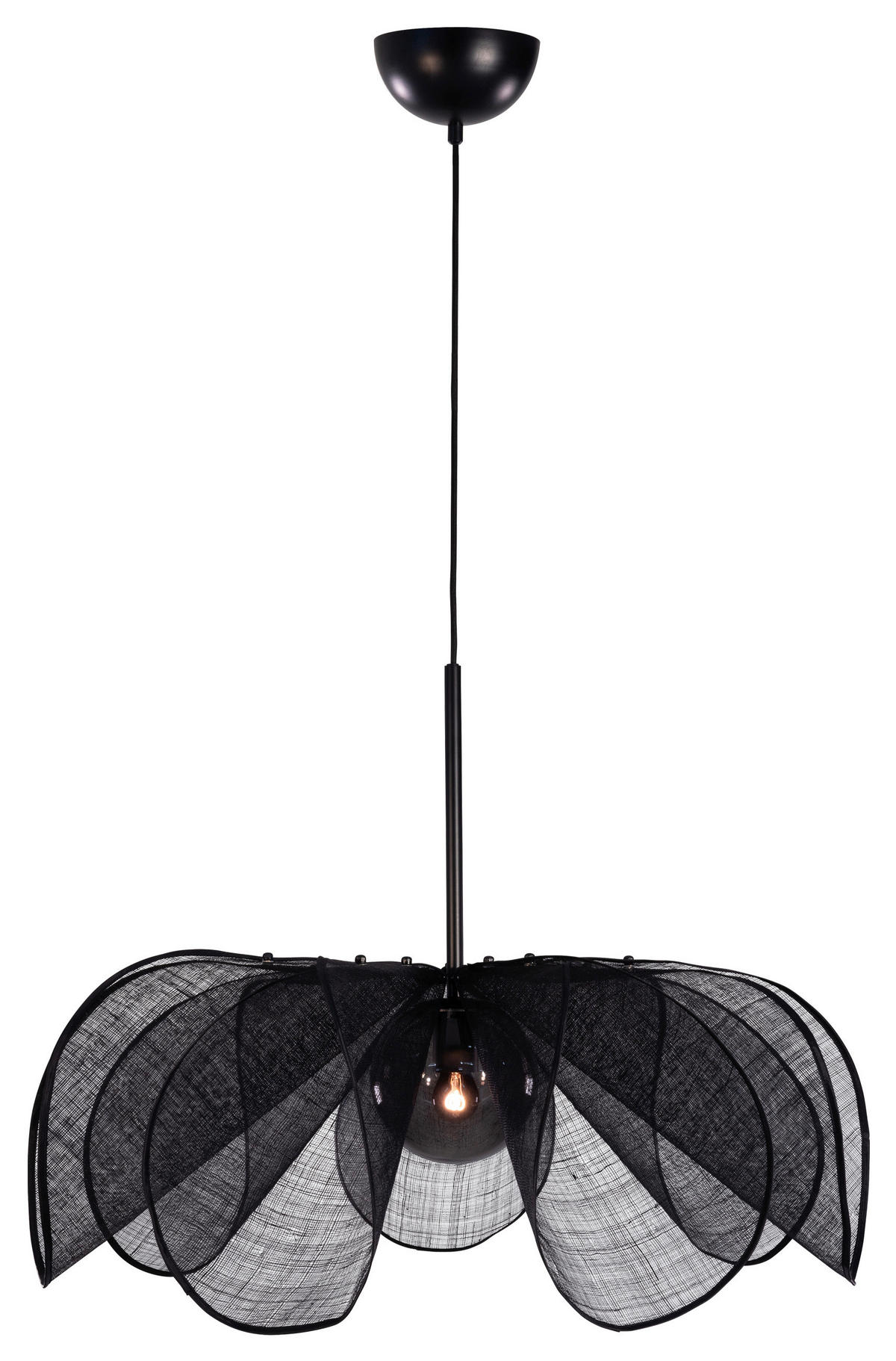 PENDELLEUCHTE 75/60/75 cm  - Schwarz/Grau, Basics (75/60/75cm) - Markslöjd
