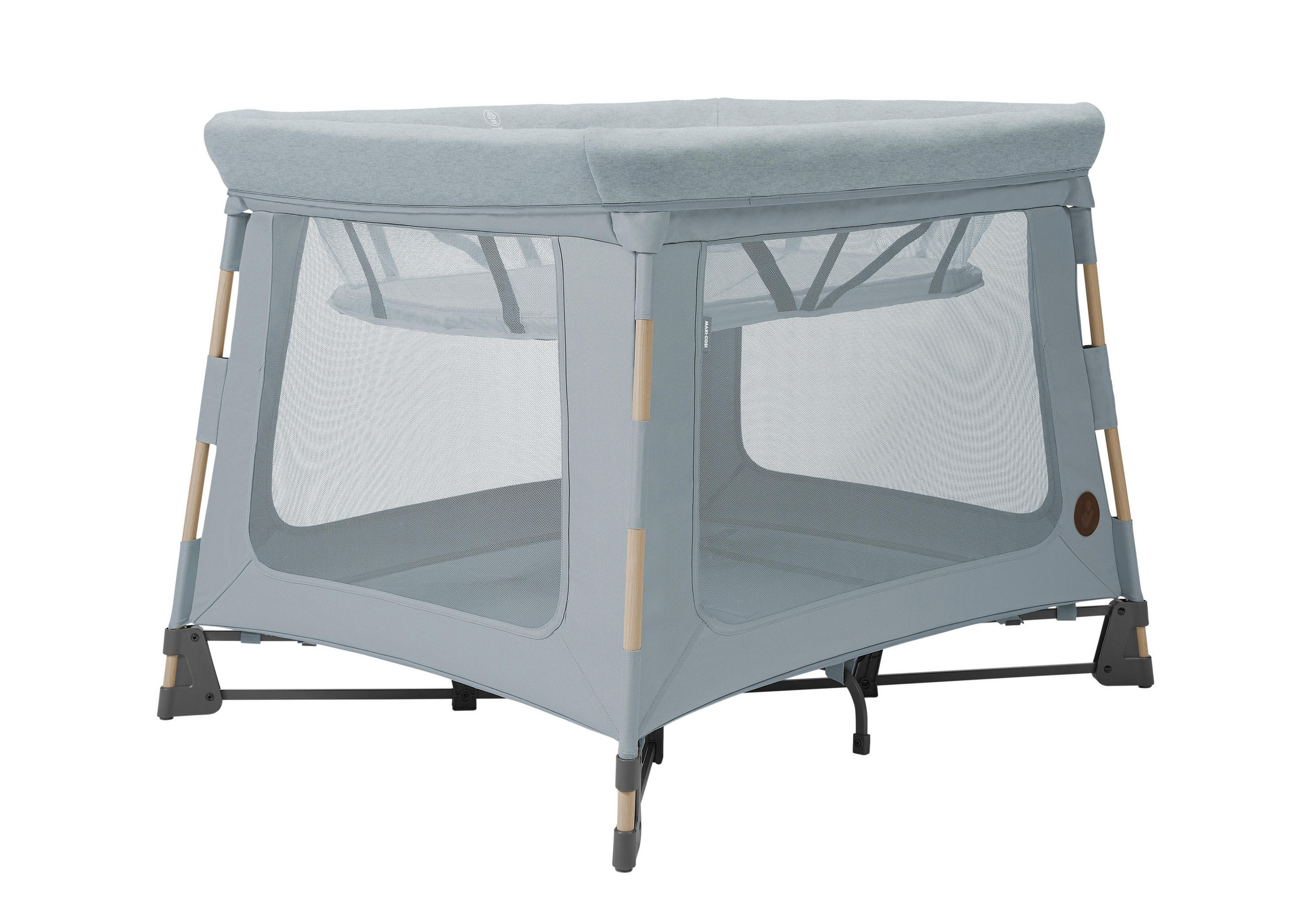 REISEBETT Swift Grau  - Grau, Basics, Kunststoff/Metall (106/76/86cm) - Maxi-Cosi