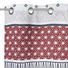 ÖSENSCHAL black-out (lichtundurchlässig) 140/245 cm - Rot/Grau, Trend, Textil (140/245cm) - Esposa
