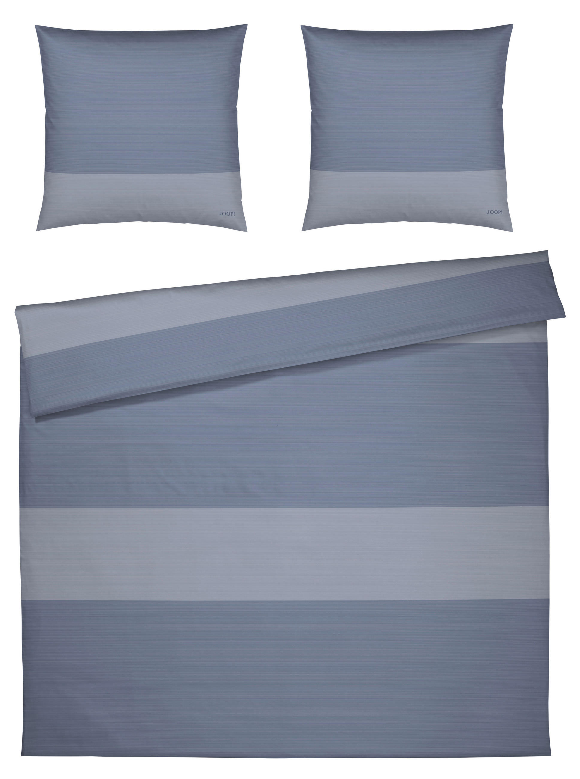 BETTWÄSCHE Makosatin 200/200 cm  - Blau, Design, Textil (200/200cm) - Joop!