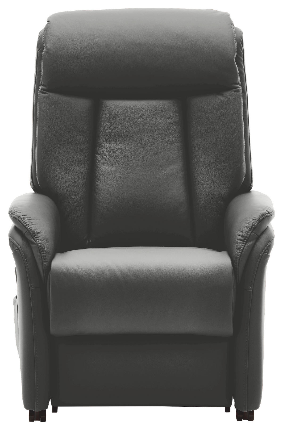 FERNSEHSESSEL in Anthrazit  - Anthrazit, Konventionell, Leder/Kunststoff (74/107/84cm) - Valdera
