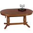 COUCHTISCH furniert, massiv oval Eichefarben - Eichefarben, Design, Holz (120-160/75/56-72cm) - Landscape