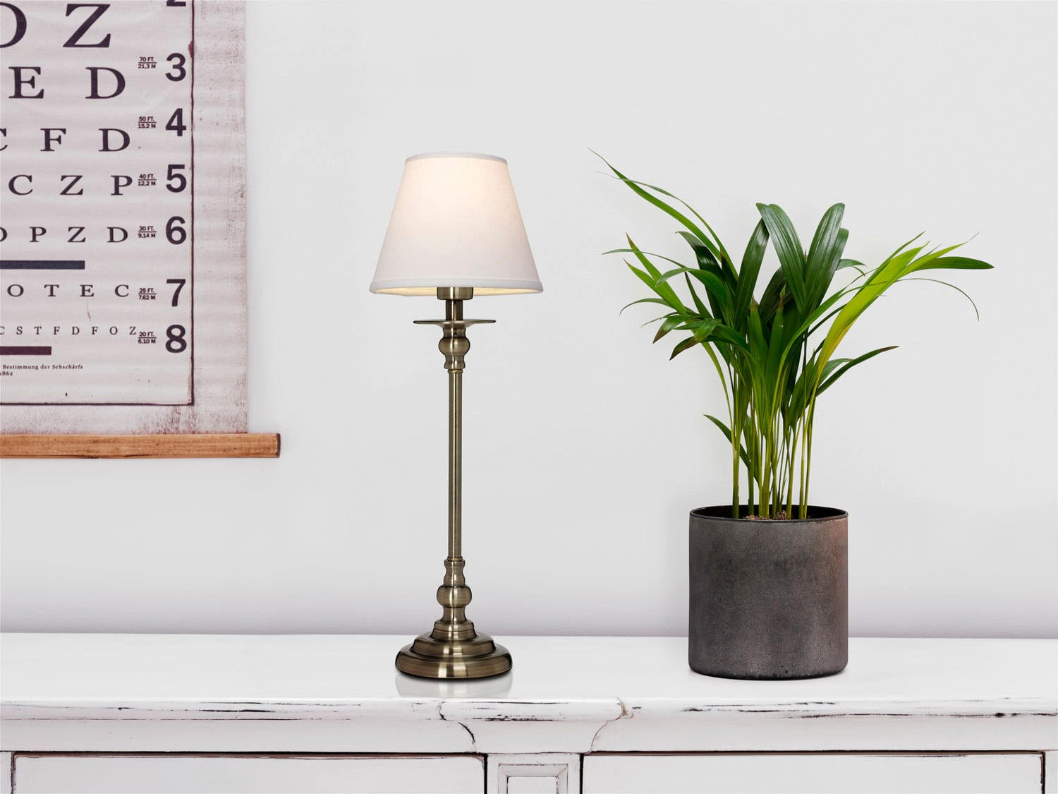 LAMPFOT   - bronsfärgad, Klassisk (39cm) - Cottex