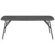 COUCHTISCH in Metall, Glas, Keramik 110/60/40 cm  - Schwarz/Grau, Basics, Glas/Keramik (110/60/40cm) - Xora