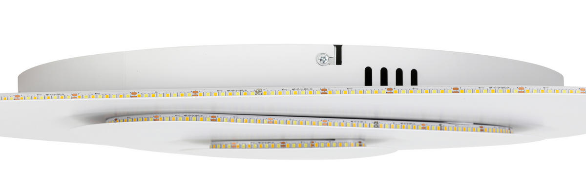 DECKENLEUCHTE    55/57,5/6,5 cm  - Weiß, Design, Kunststoff/Metall (55/57,5/6,5cm) - Collet's Monde