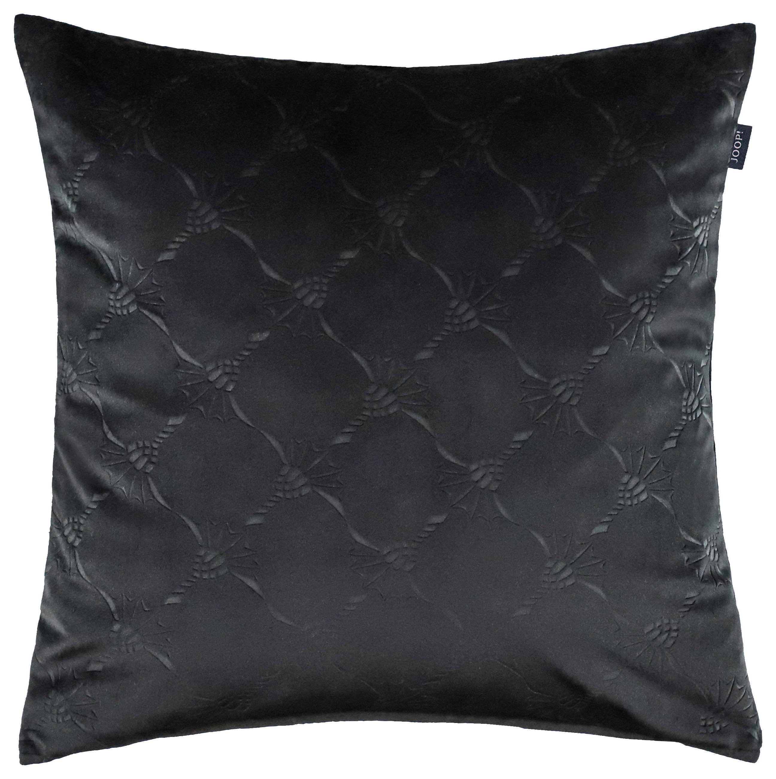 KISSENHÜLLE J! Emboss schwarz 38/38 cm  - Schwarz, Basics, Textil (38/38cm) - Joop!