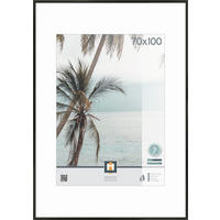 KÉPKERET 101/71 cm  - fekete, Basics, műanyag/Üveg (101/71cm)