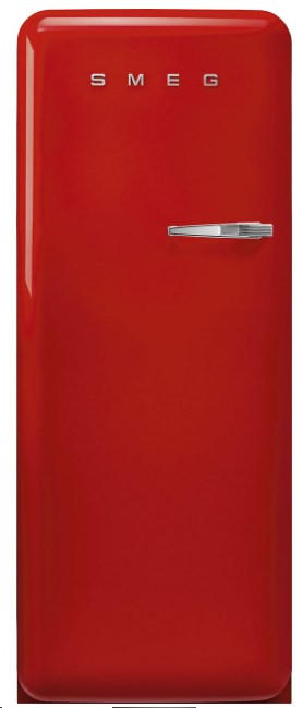 KÜHLSCHRANK 60/150/72,8 cm  - Rot, Basics, Glas/Metall (60/150/72,8cm) - SMEG