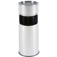 STANDASCHER - Silberfarben, Basics, Metall (24/24/60,5cm)