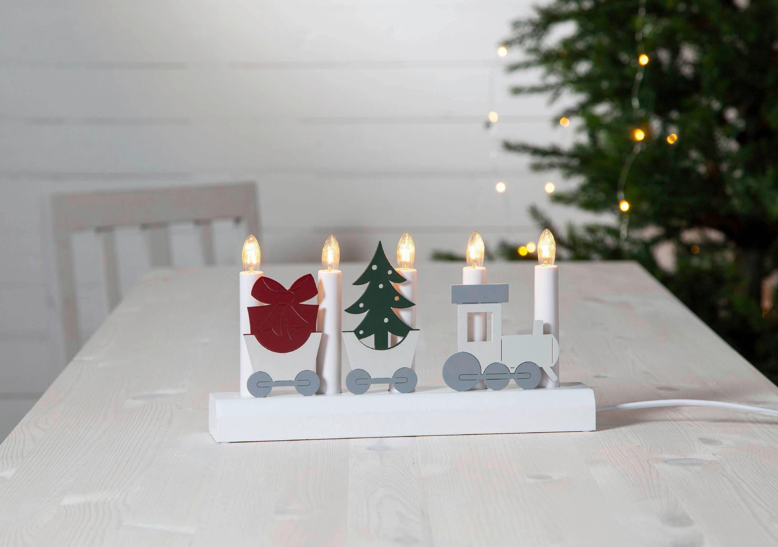 LED-DEKOLEUCHTE 28/5,5/15 cm   - Weiß, Basics, Holz/Kunststoff (28/5,5/15cm) - Eglo