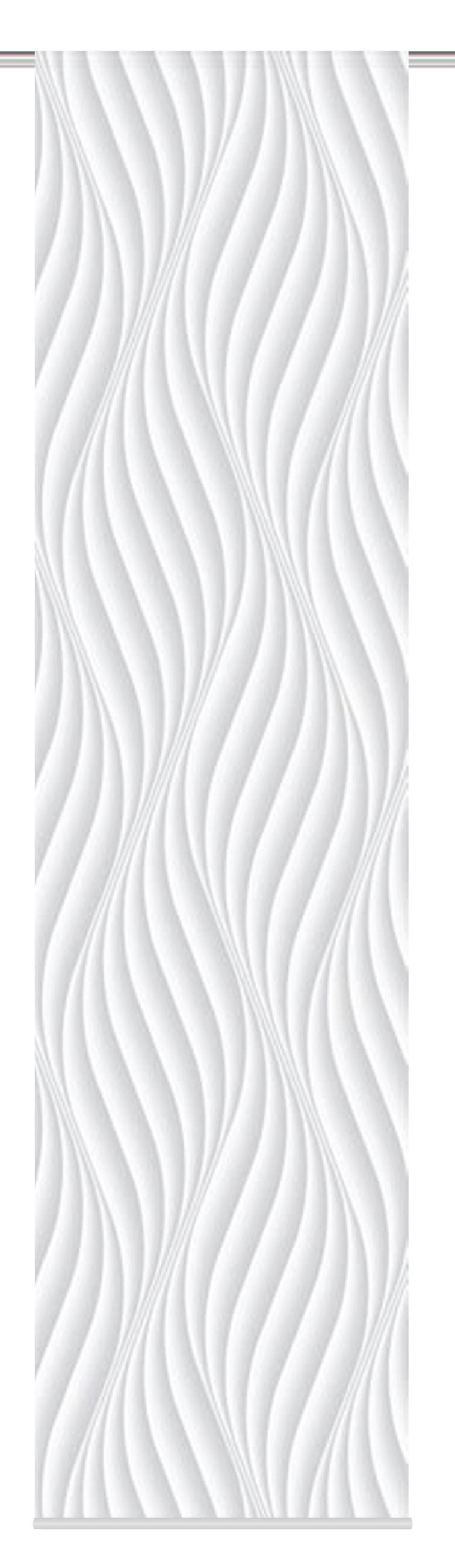FLÄCHENVORHANG in Grau blickdicht  - Grau, Design, Textil (60/260cm)