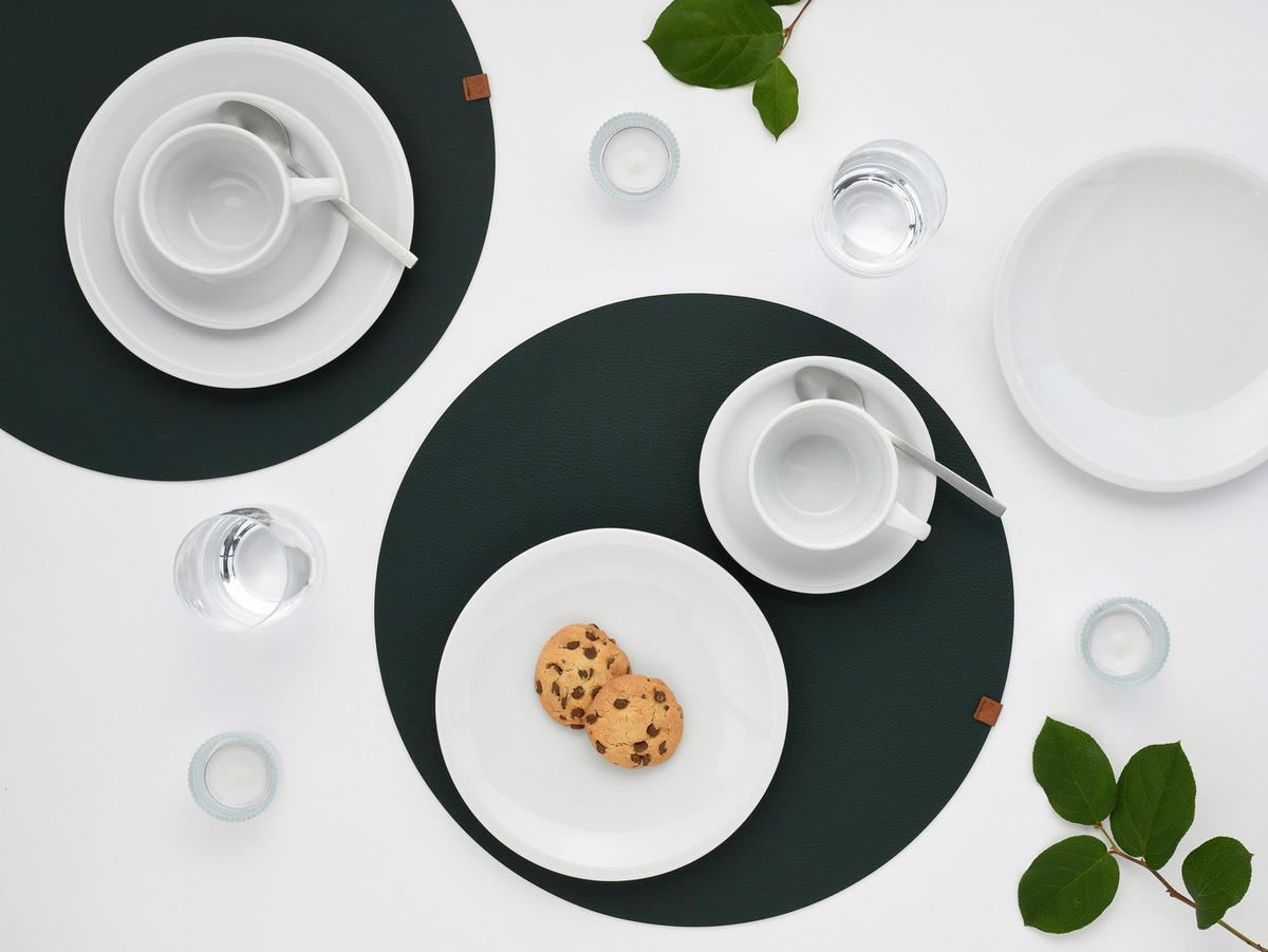 KAFFESERVIS Milano Weiss 18 delar  - vit, Basics, keramik - Creatable
