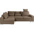 WOHNLANDSCHAFT in Textil Hellbraun - Hellbraun, Design, Textil/Metall (188/260cm) - Hom`in WOHNLANDSCHAFT in Textil Hellbraun - Hellbraun, Design, Textil/Metall (188/260cm) - Hom`in