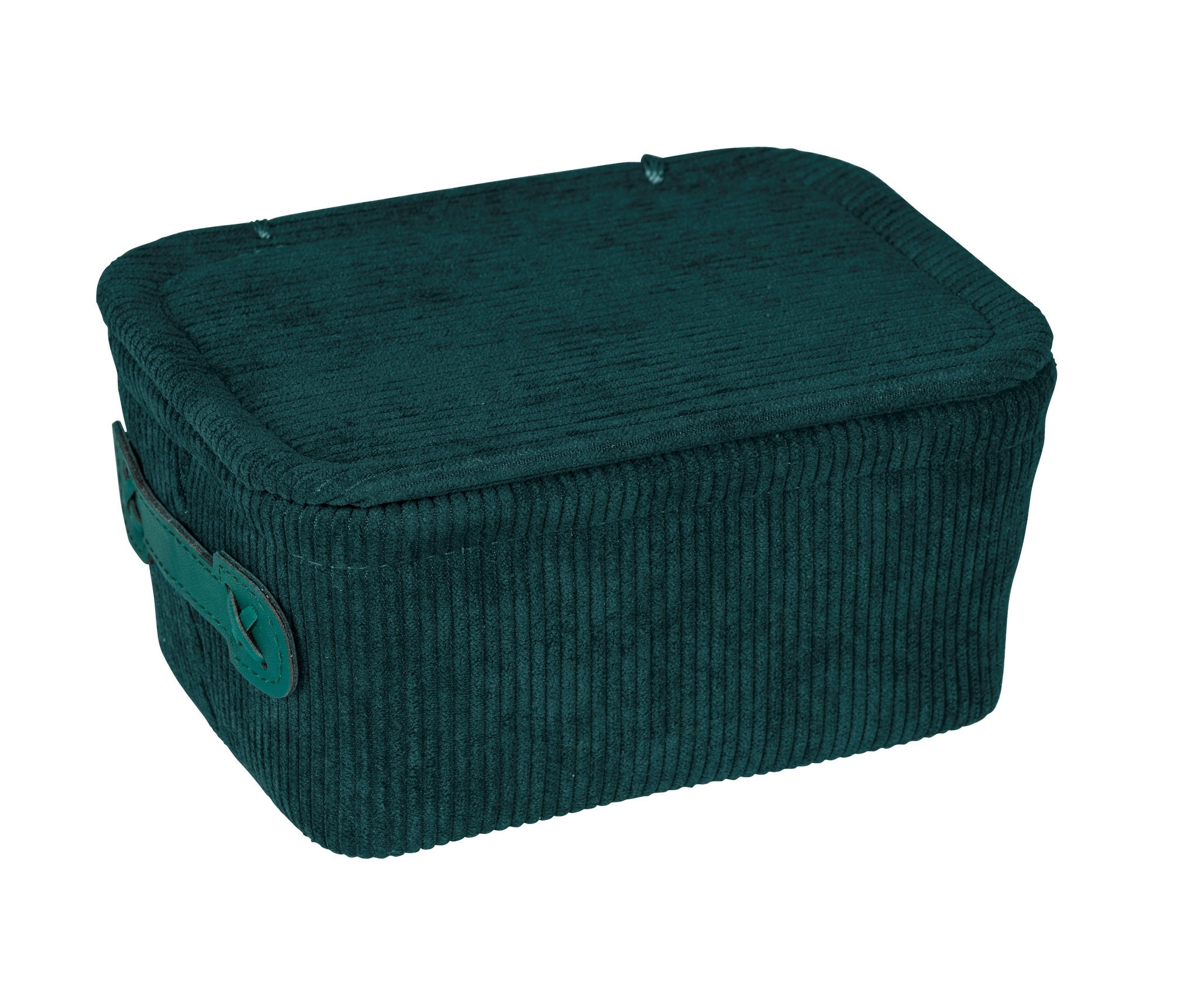 AUFBEWAHRUNGSKÖRBCHEN     - Dunkelgrün, Basics, Textil (19/10/14cm) - Wenko