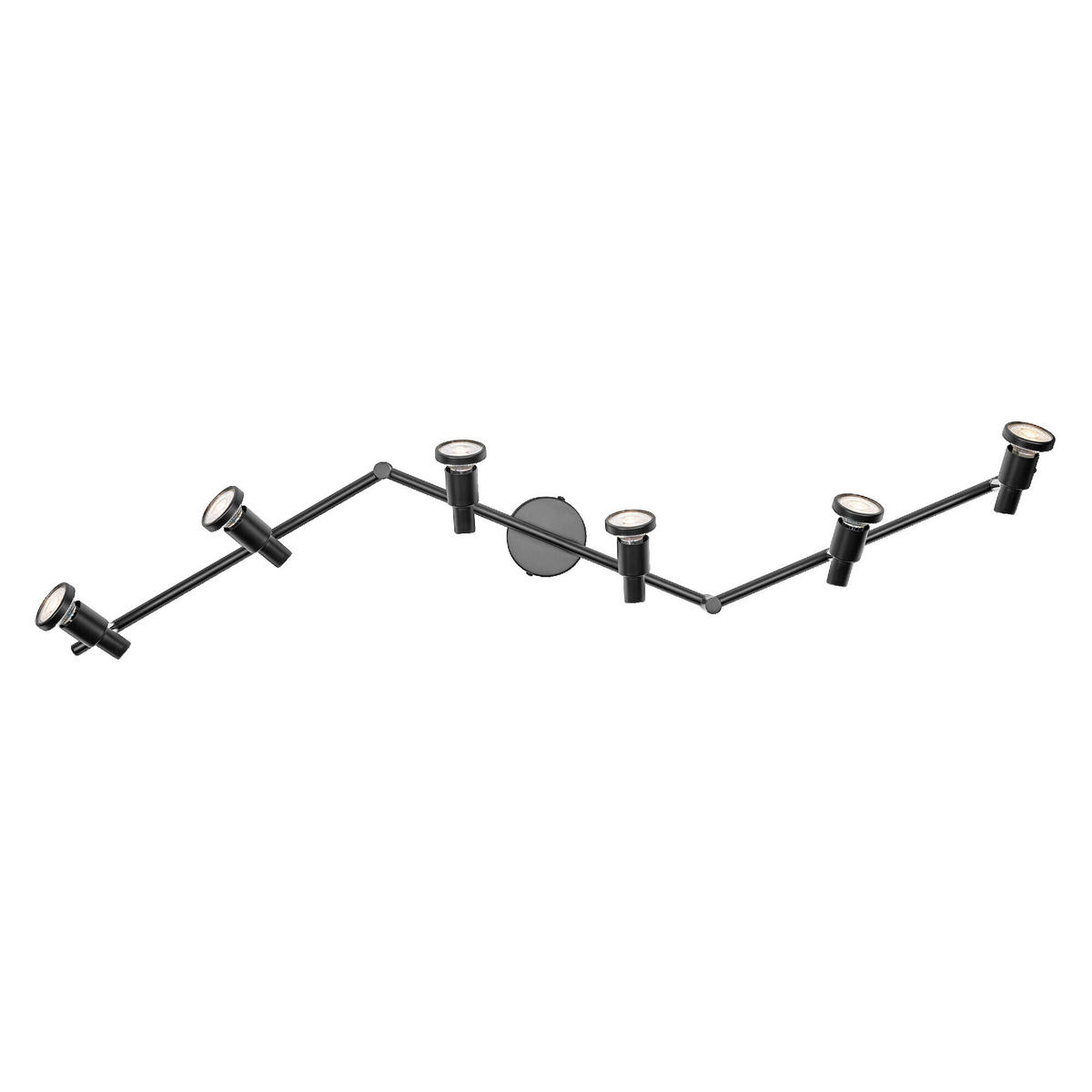 LED-STRAHLER 119,8/9/17,6 cm   - Schwarz, Basics, Metall (119,8/9/17,6cm) - Osram