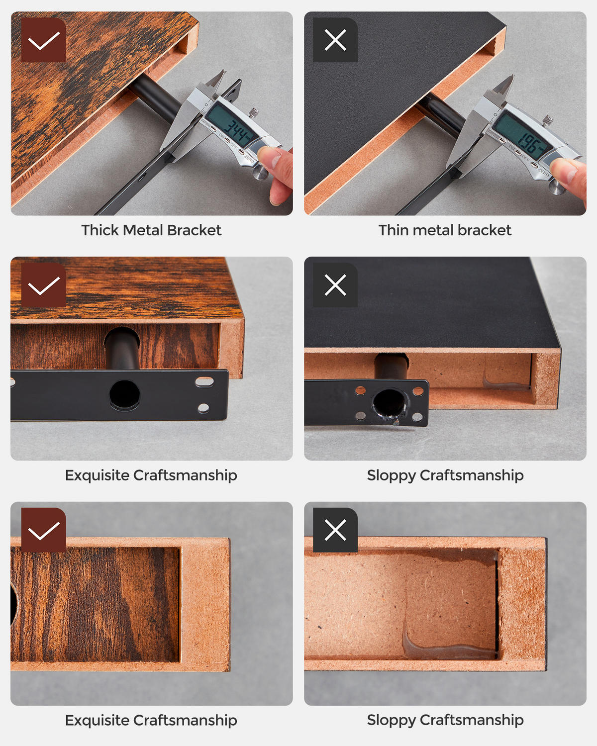 WANDBOARD in 40/3.8/20 cm Braun, Schwarz  - Schwarz/Braun, Trend, Holzwerkstoff (40/3.8/20cm) - Boxxx