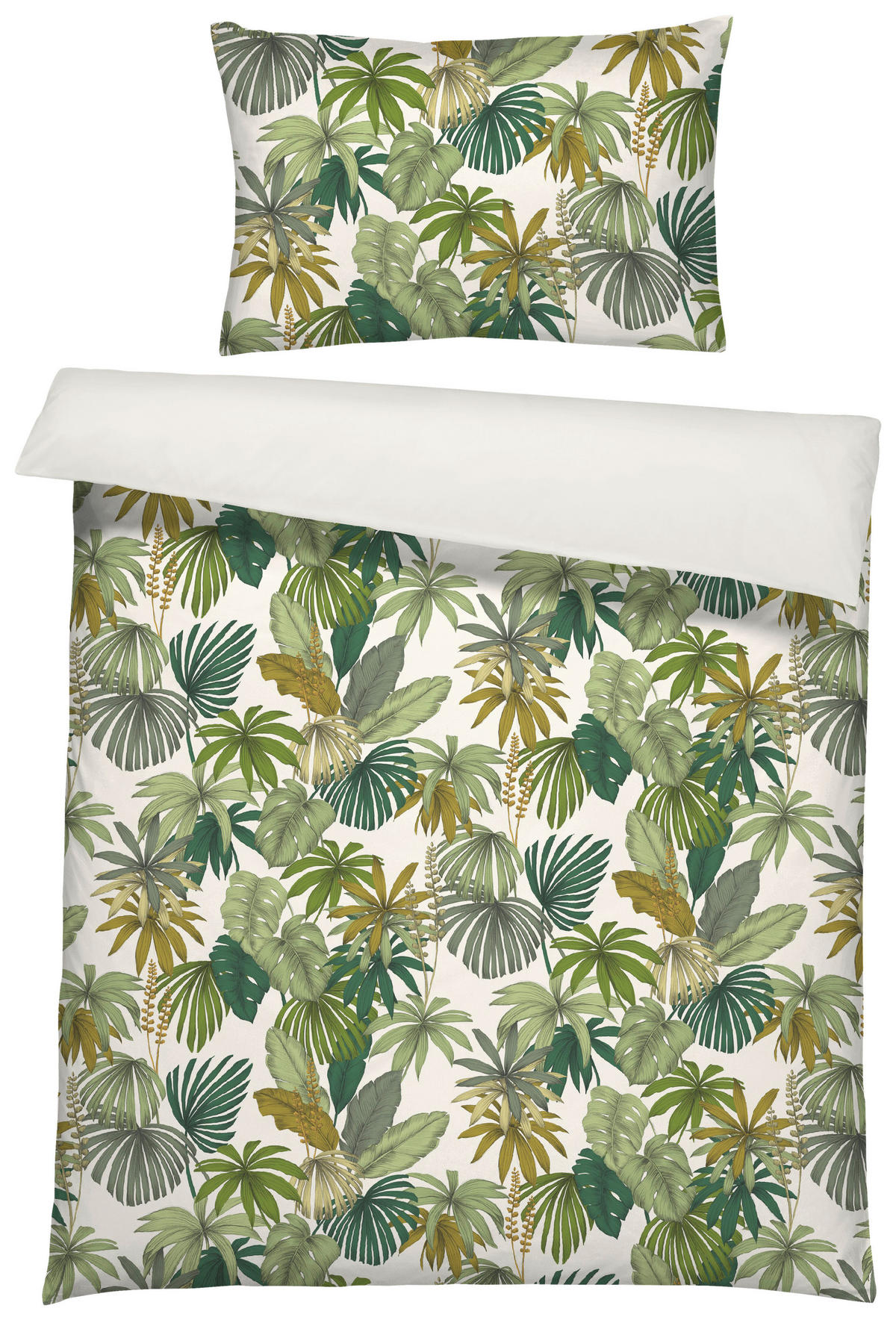 BETTWÄSCHESET Satin 160/210 cm  100 cm/65 cm  - Multicolor, Basics, Textil (160/210cm) - Ambiente