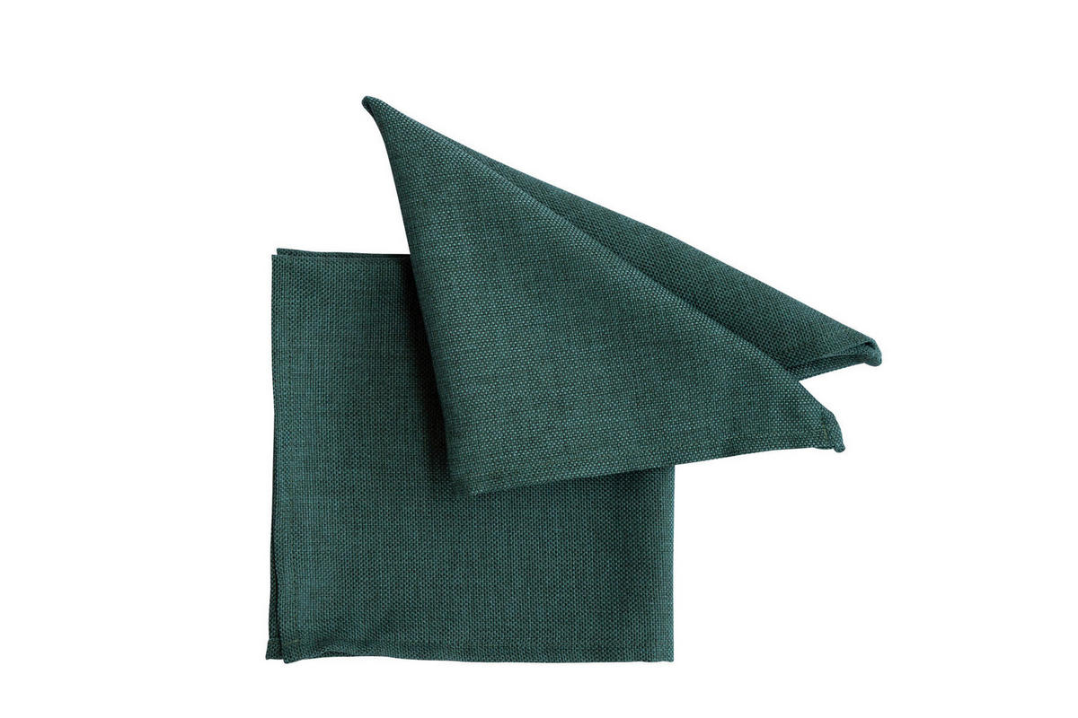 STOFFSERVIETTE  40/40 cm   - Grün, Basics, Textil (40/40cm) - Pichler