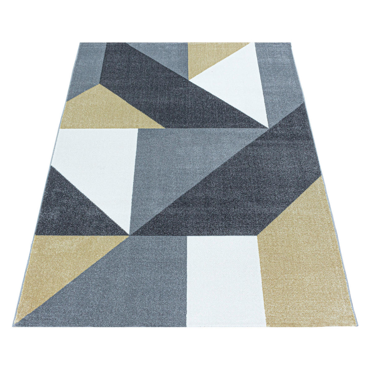 VÄVD MATTA 120/170 cm Ottawa 4205 gelb  - gul, Design, textil (120/170cm)