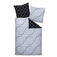 POSTELJNINA 135/200 cm mako saten srebrne barve  - srebrne barve, Konvencionalno, tekstil (135/200cm) - Janine
