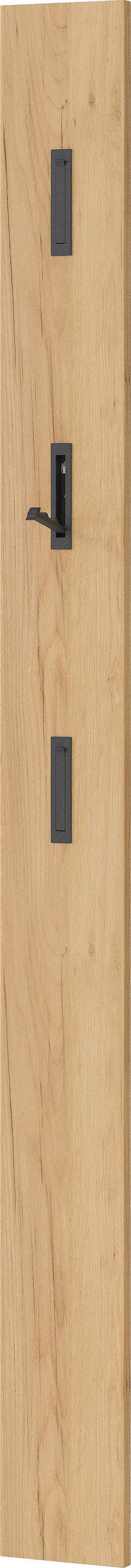 GARDEROBE 3-teilig  in 104/200/33 cm  - Eichefarben/Weiß, Design, Holzwerkstoff (104/200/33cm) - Germania
