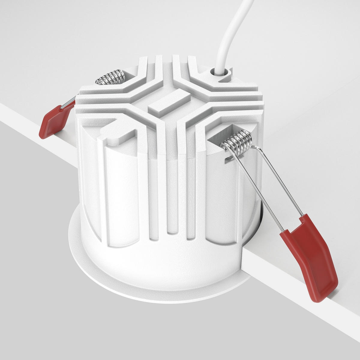 DECKENLEUCHTE  8,5/6,3 cm    - Weiß, Design, Metall (8,5/6,3cm) - MAYTONI