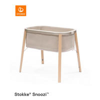 OBPOSTELJNA POSTELJICA Snoozi bukev 59,7/76/87,1 cm naravne barve, bež  - naravne barve/bež, Basics, kovina/tekstil (59,7/76/87,1cm) - Stokke
