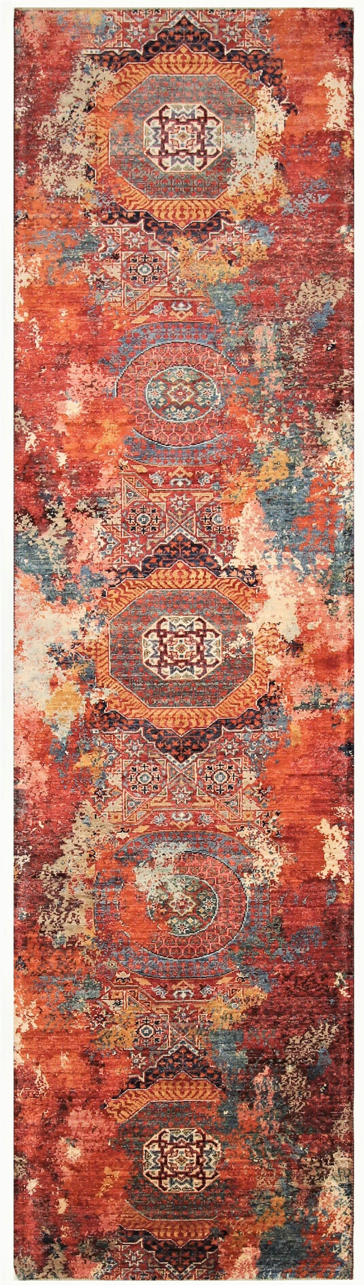ORIENTTEPPICH 80/350 cm Mamluk Starlight Multicolor  - Multicolor, Design, Textil (80/350cm) - Cazaris