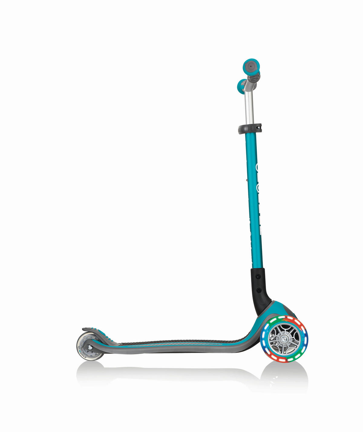 KINDERSCOOTER 662 Globber Master Lights  - Türkis/Schwarz, Basics, Kunststoff (61/94/37cm) - GLOBBER