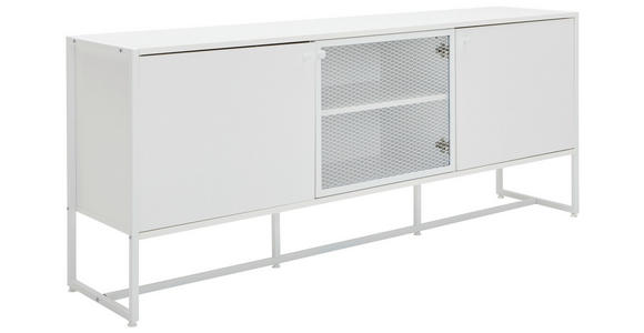 SIDEBOARD 180/75/41 cm  in Weiß  - Weiß, MODERN, Holzwerkstoff/Metall (180/75/41cm) - Novel