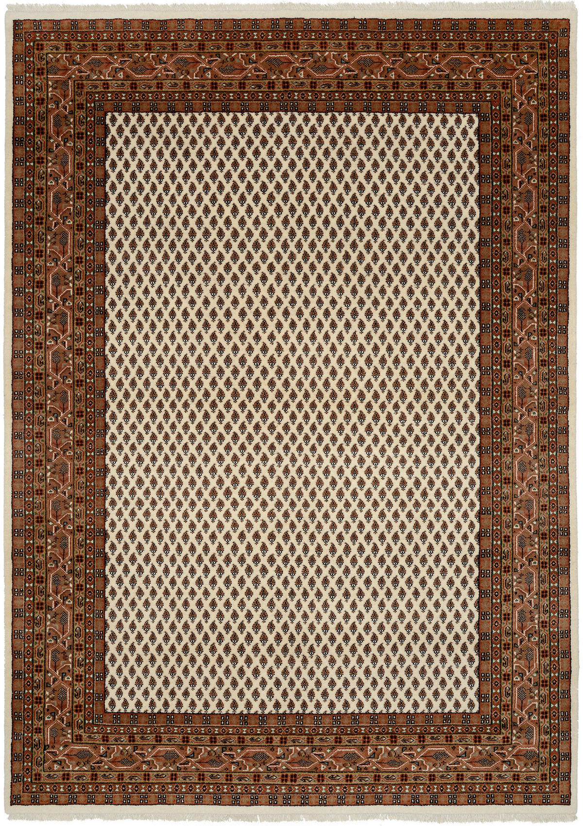 ORIENTTEPPICH 40/60 cm Braun, Creme  - Creme/Braun, Basics, Textil (40/60cm) - Cazaris