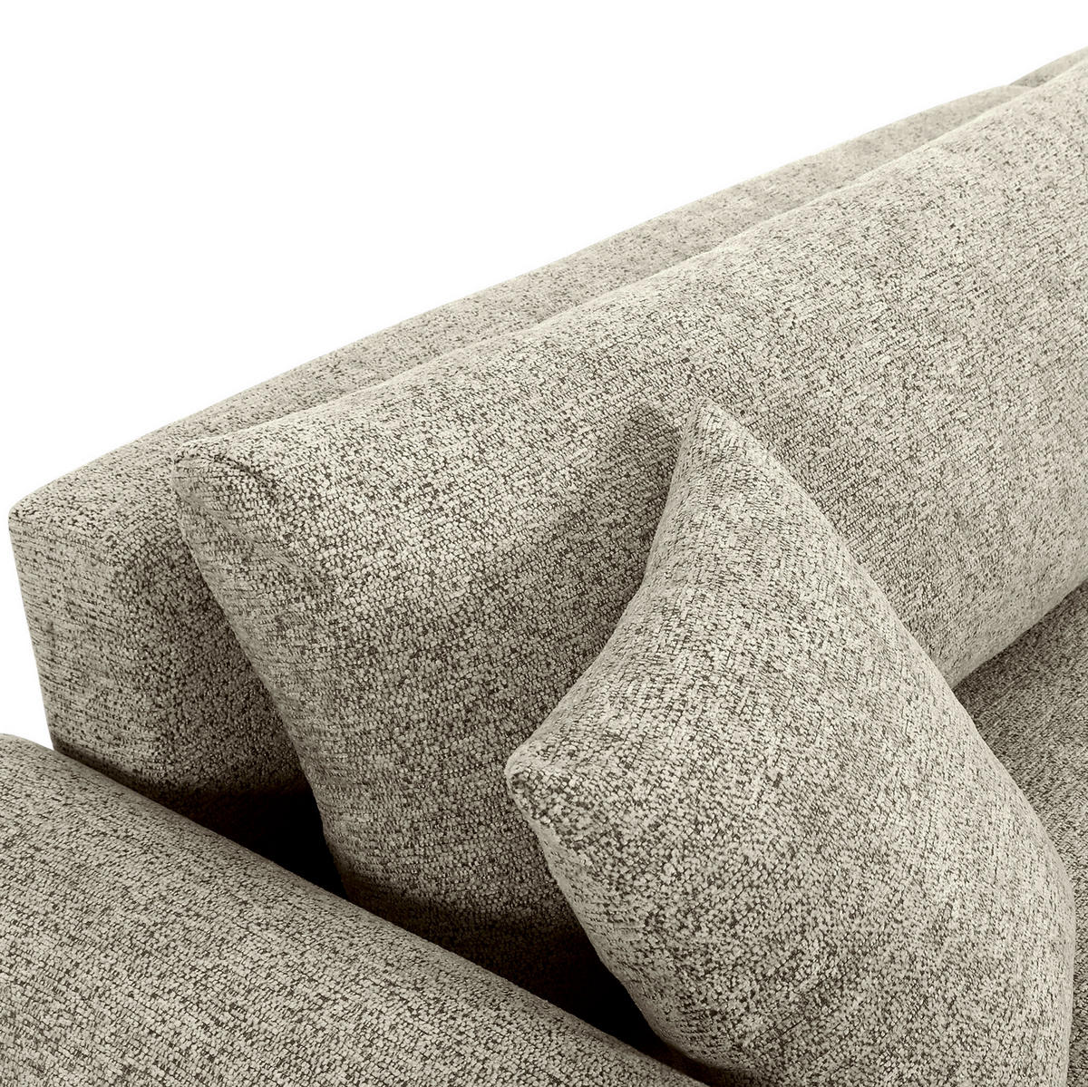 ECKSOFA Mintgrün Flachgewebe Zierkissen, Rückenkissen, Bettkasten, Schlaffunktion, Rücken echt, Liegefläche im Originalstoff  - Schwarz/Mintgrün, KONVENTIONELL, Kunststoff/Textil (145/285cm) - Carryhome