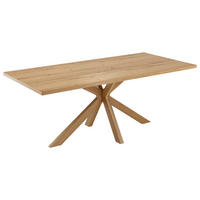 ESSTISCH Eichefarben rechteckig  in verschiedenen Größen erhältlich, Variantenauswahl  - Eichefarben, Design, Holz (200/100/76cm) - Valdera