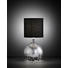 TISCHLEUCHTE - Silberfarben/Schwarz, LIFESTYLE, Glas/Textil (15,2/33,5cm) TISCHLEUCHTE - Silberfarben/Schwarz, LIFESTYLE, Glas/Textil (15,2/33,5cm)