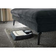 WOHNLANDSCHAFT in Webstoff Anthrazit  - Anthrazit/Schwarz, Design, Textil/Metall (157/354/208cm) - Dieter Knoll