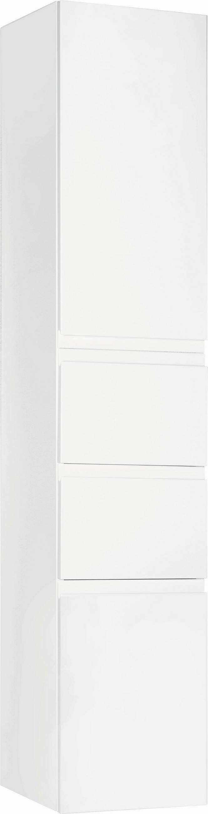 HOCHSCHRANK 35/175/37 cm  - Weiß, Design, Holzwerkstoff (35/175/37cm) - Novel