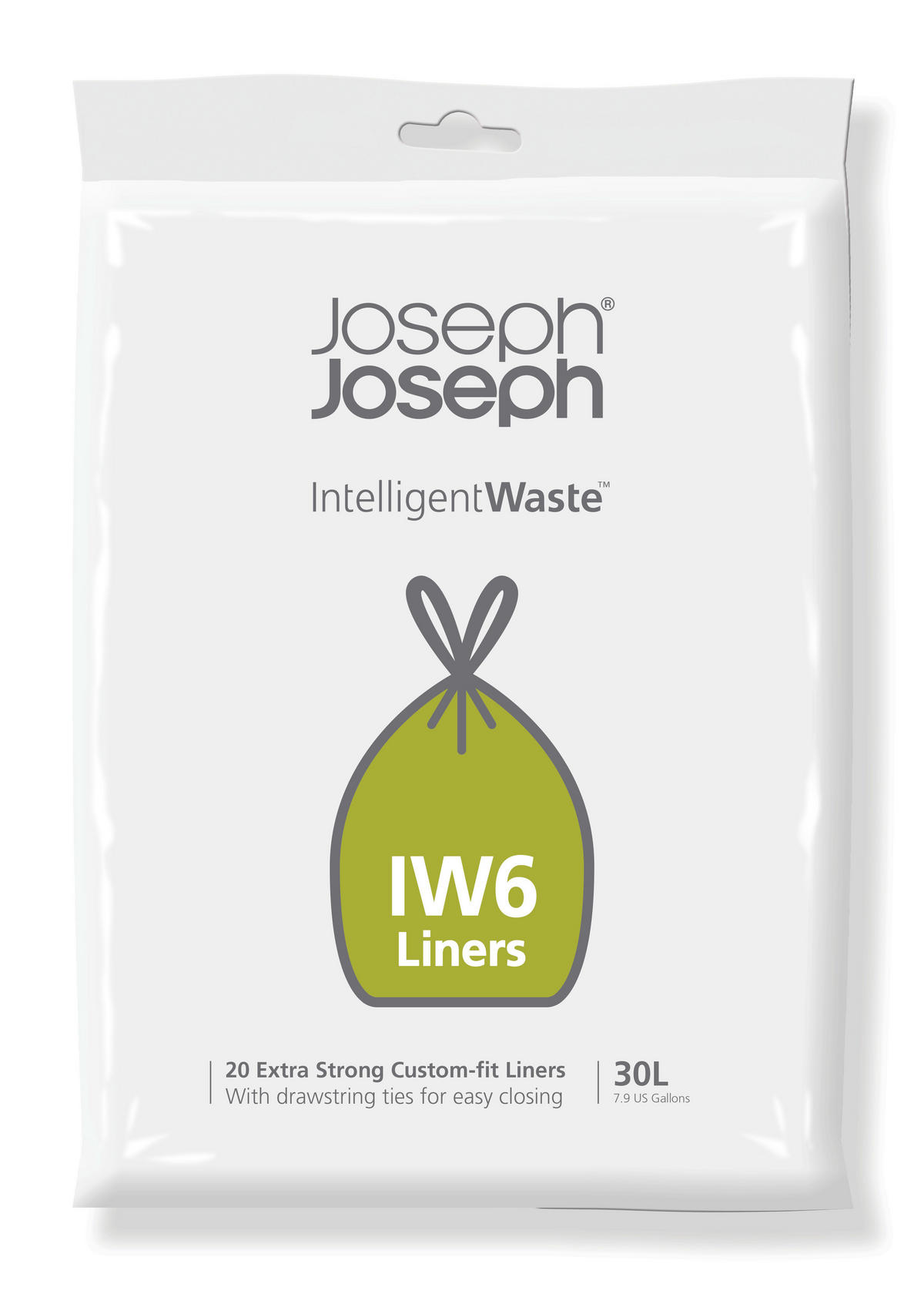 VREĆA ZA OTPAD   30 l  - crna, Basics, plastika (58/50,5/0,0028cm) - Joseph Joseph