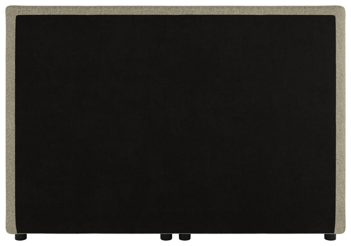 BOXSPRINGBETT 120/200 cm  in Beige  - Beige/Schwarz, MODERN, Karton/Holz (120/200cm) - MID.YOU