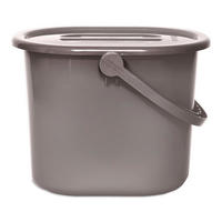 WINDELEIMER  CHALK BROWN  - Graubraun, Basics, Kunststoff (36.5/32/28cm) - Bebe Jou