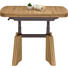 COUCHTISCH Eiche furniert Eichefarben - Eichefarben, KONVENTIONELL, Metall (90(130,5)/65/56-75cm) - Venda