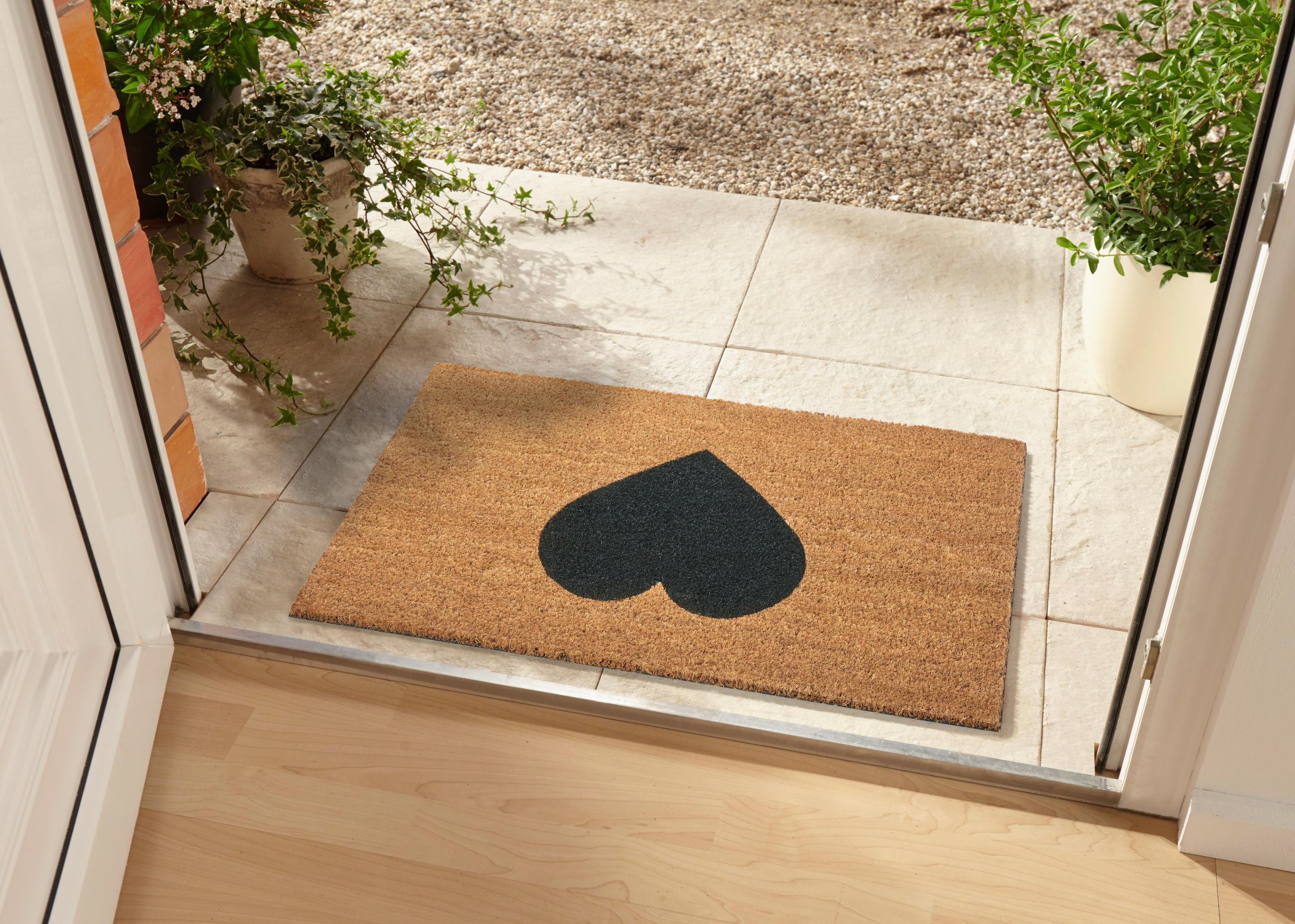 KOKOSMATTE 45/75 cm Mix Mats  - Hellbraun/Schwarz, Basics, Naturmaterialien/Kunststoff (45/75cm) - Esposa