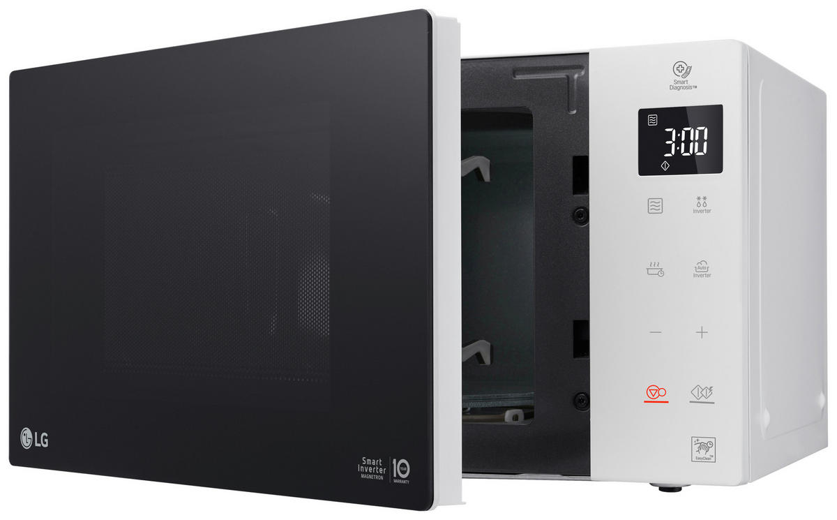 MIKROWELLE MS23NECBW  - Schwarz/Weiß, Trend, Glas/Kunststoff (47,6/27,2/34,6cm) - LG